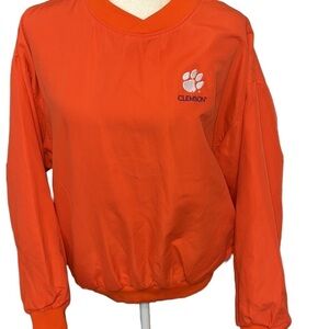 Vantage Clemson Oversized Pullover Windbreaker S